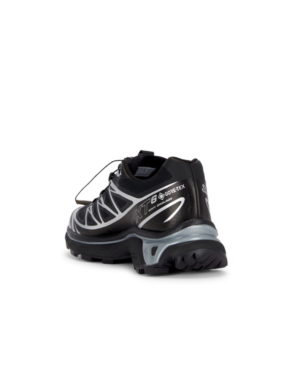 Salomon XT-6 GTX Sneaker in Black & Silver - Picture 3 of 3